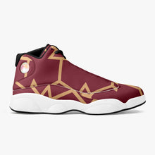 Load image into Gallery viewer, High-Top Leather Basketball Sneakers - w/ Pattern
